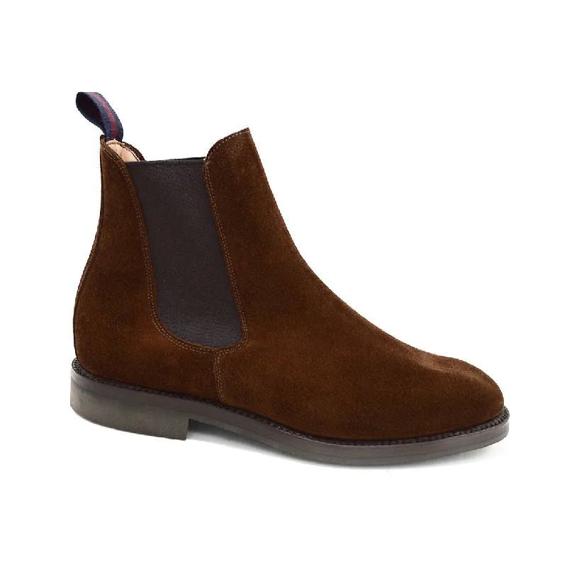 Men's Chelsea boots with rubber soleSanders Liam- Polo Suede Chelsea Boot