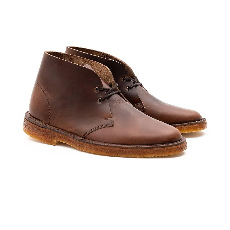 Men's breathable lining desert boots to prevent sweaty feetWoodford Desert Boot - Horween Brown Chromexcel