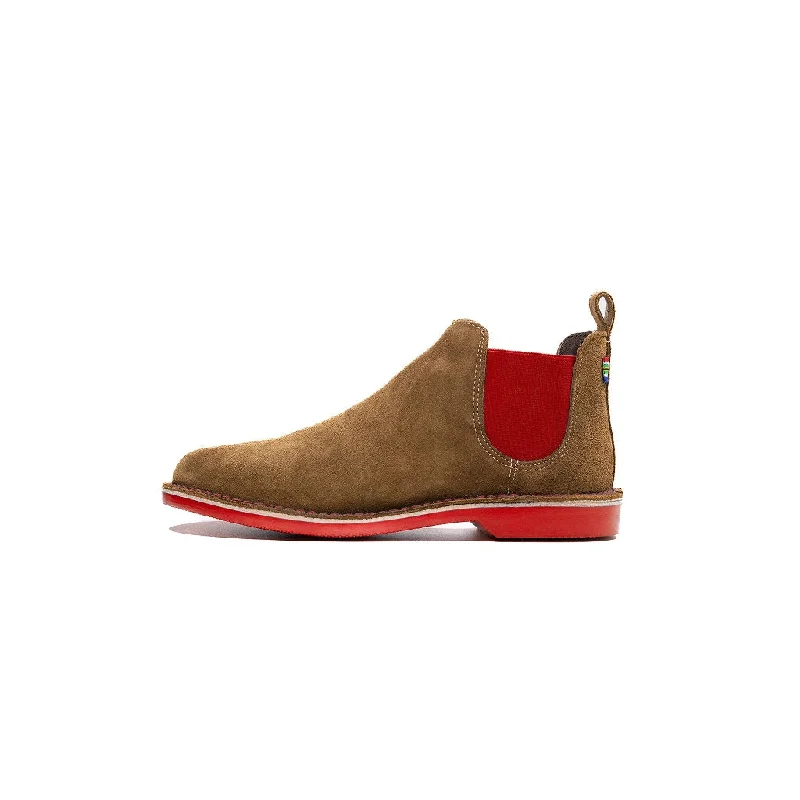 Men's Chelsea boots for travelMEN'S CHELSEA BOOT PINOTAGE RED