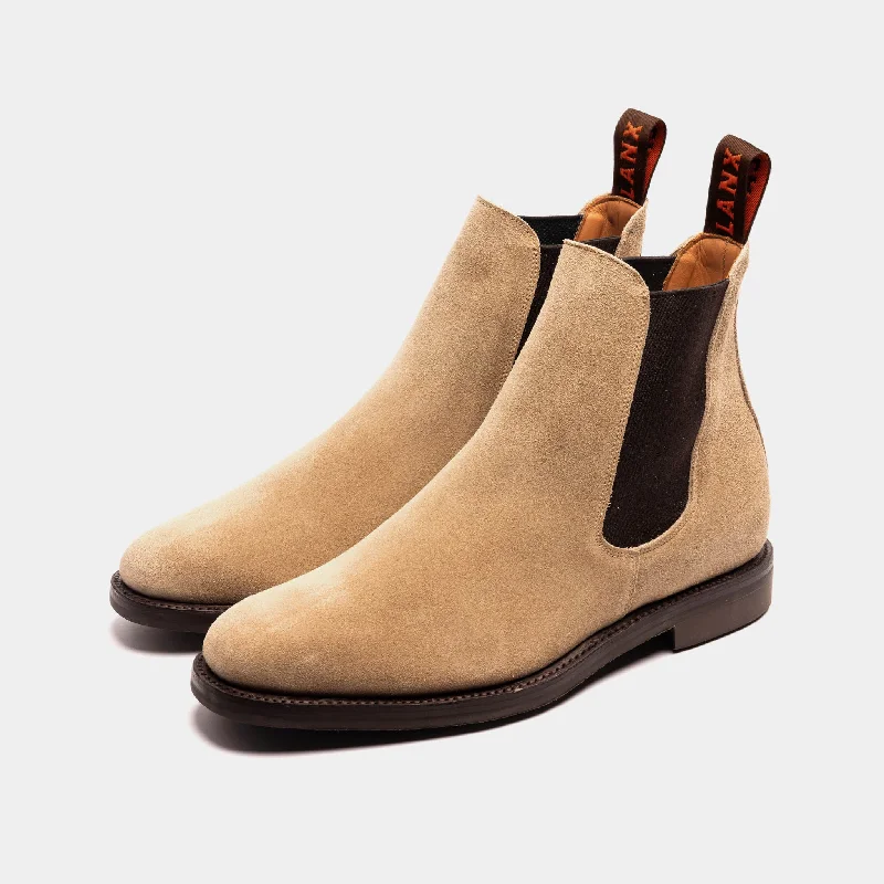 Chelsea boots for men casualWISWELL // SAND