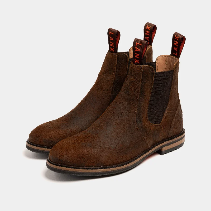 Chelsea boots for men wide fitGARSTANG // BRONZE BROWN