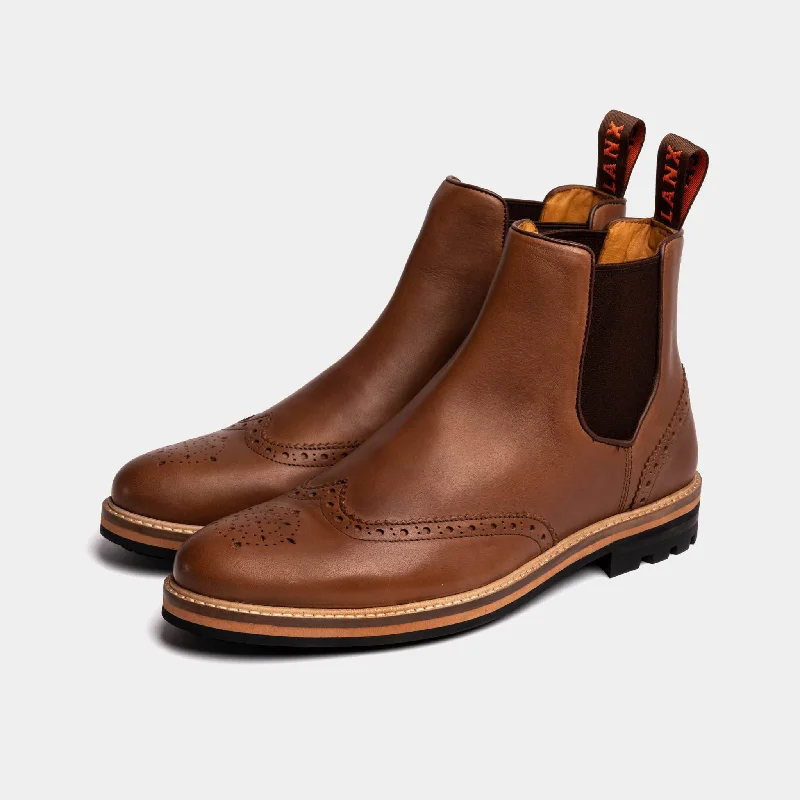 Waterproof Chelsea boots menMITTON // CONKER DISTRESSED