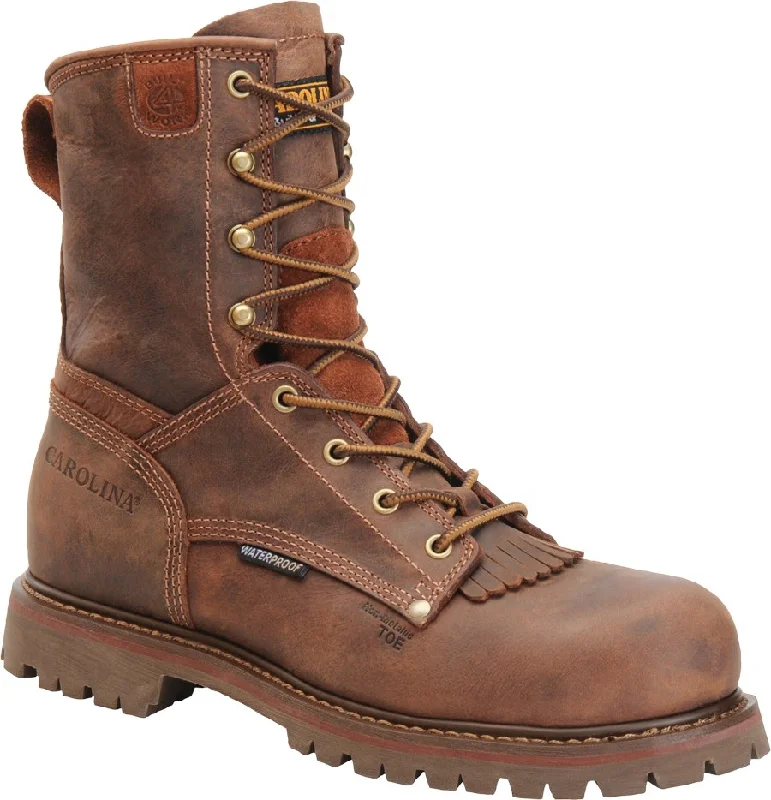 Men's breathable mesh - lined work & safety boots for hot weatherCarolina 8528 Composite Toe Work Boots