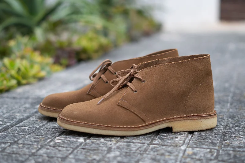 Men's arch - support desert boots for better posture and comfortType 01 Desert Boots Walnut Sand