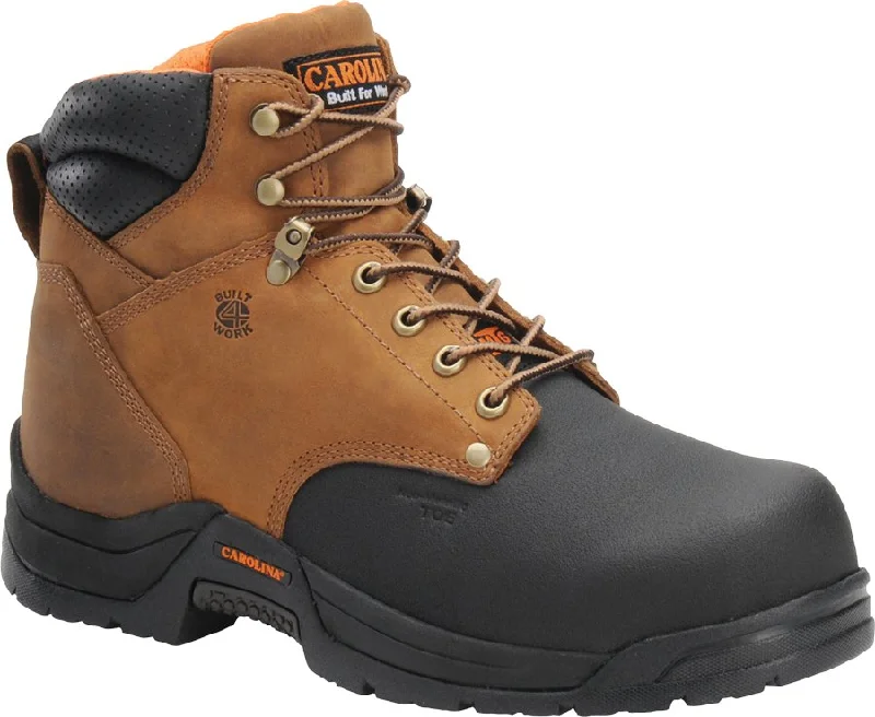 Men's water - repellent leather work & safety boots for outdoor workCarolina 5582 Bruno Internal Metguard Work Boots