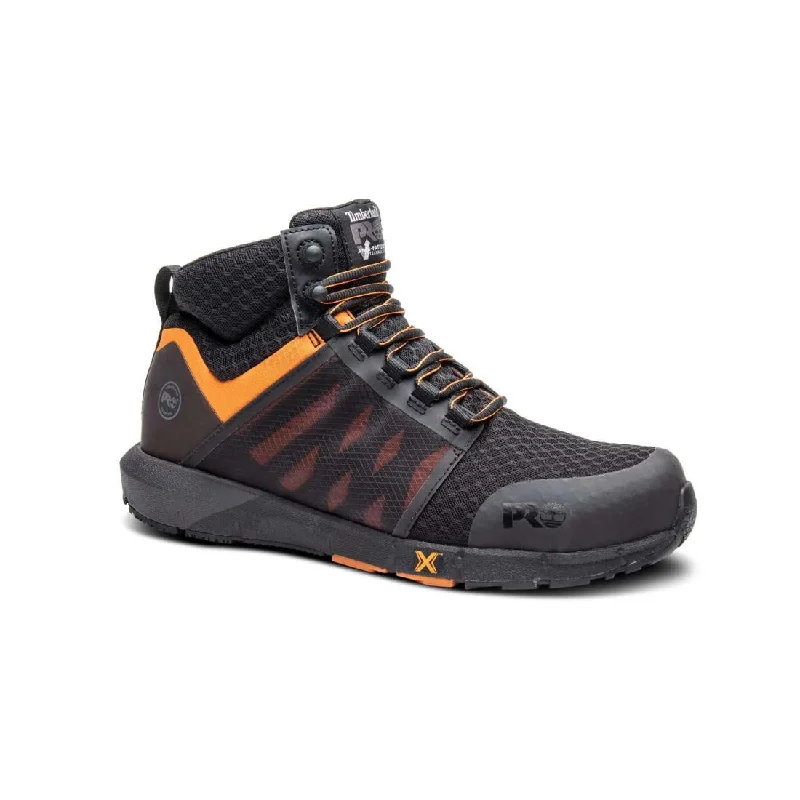 Men's work & safety boots with a cushioned midsole for comfortRadius Composite-Toe Work Boot Black/Orange