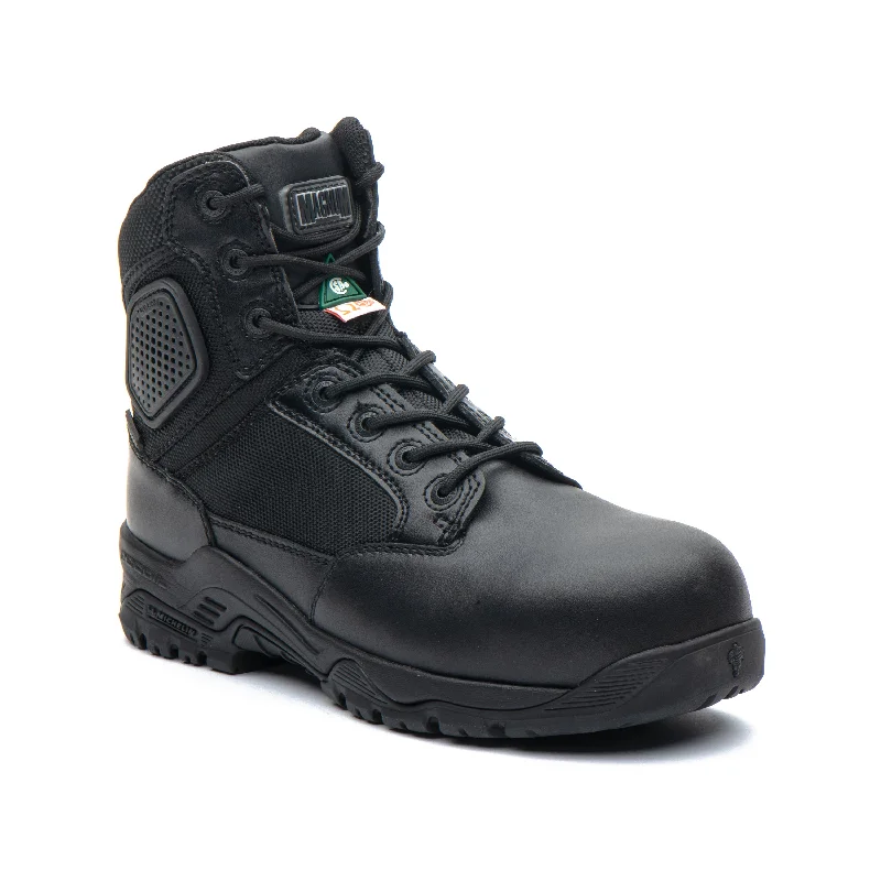 Men's non - metallic work & safety boots for airport security jobsStealth Force II Men's 6" Composite Toe Work Boots 5420