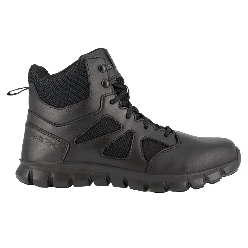 Men's work & safety boots with a breathable waterproof membrane like Gore - TexWomen's Sublite Cushion 6 Inch Soft-Toe Tactical Boot Black