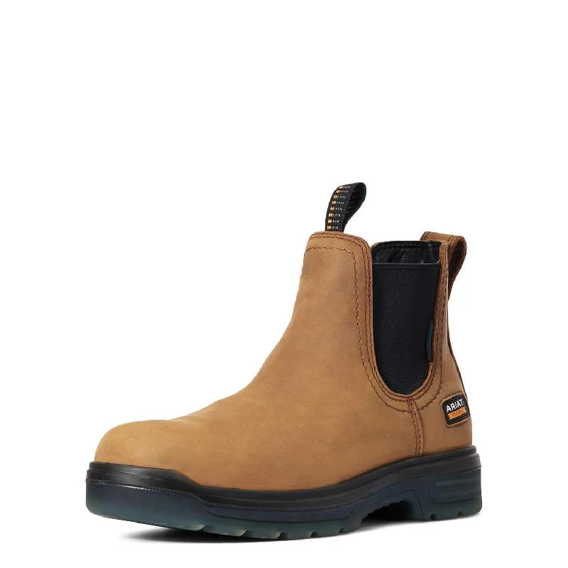 Men's Chelsea boots with lug soleTurbo Soft-Toe Waterproof Chelsea Boot Aged Bark