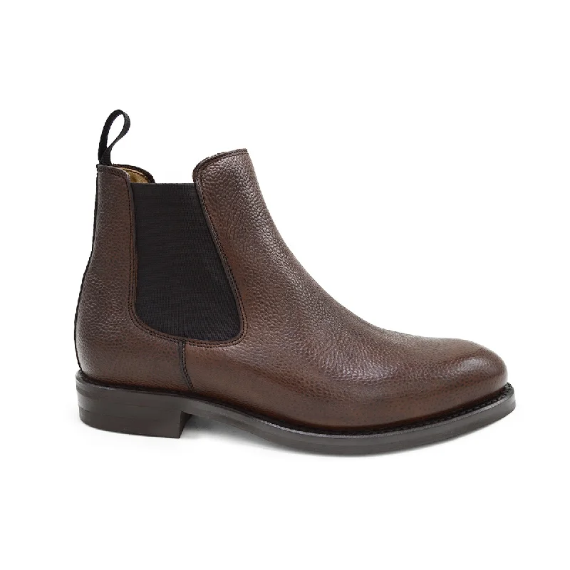 Men's Chelsea boots with Goodyear weltBerwick 1707 Chelsea Boot (303) - Dark Brown Grain