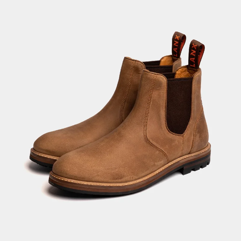 Men's Chelsea boots for snowHOGHTON // WHEAT DISTRESSED