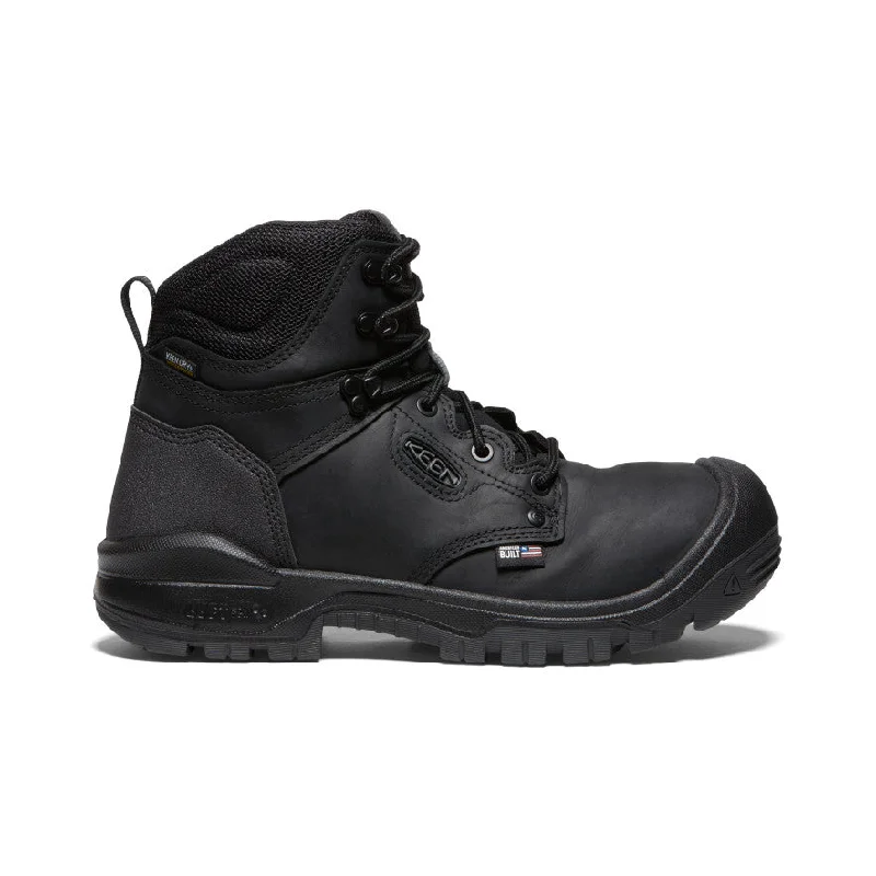 Men's insulated work & safety boots for cold - climate workMen's Independence 6" Waterproof Boot (Soft Toe)  |  Black/Black