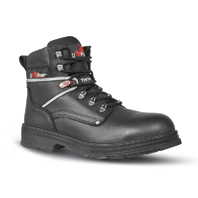 Men's puncture - resistant work & safety boots with Kevlar soleU-Power Performance S3 CI SRC Water-Repellent Composite Safety Work Boots