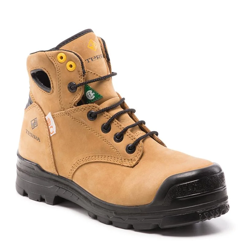 Men's work & safety boots with a quick - lace system for easy on and offBaron Men's 6" composite toe leather work boots 2924B/2924TN - Limited Sizing