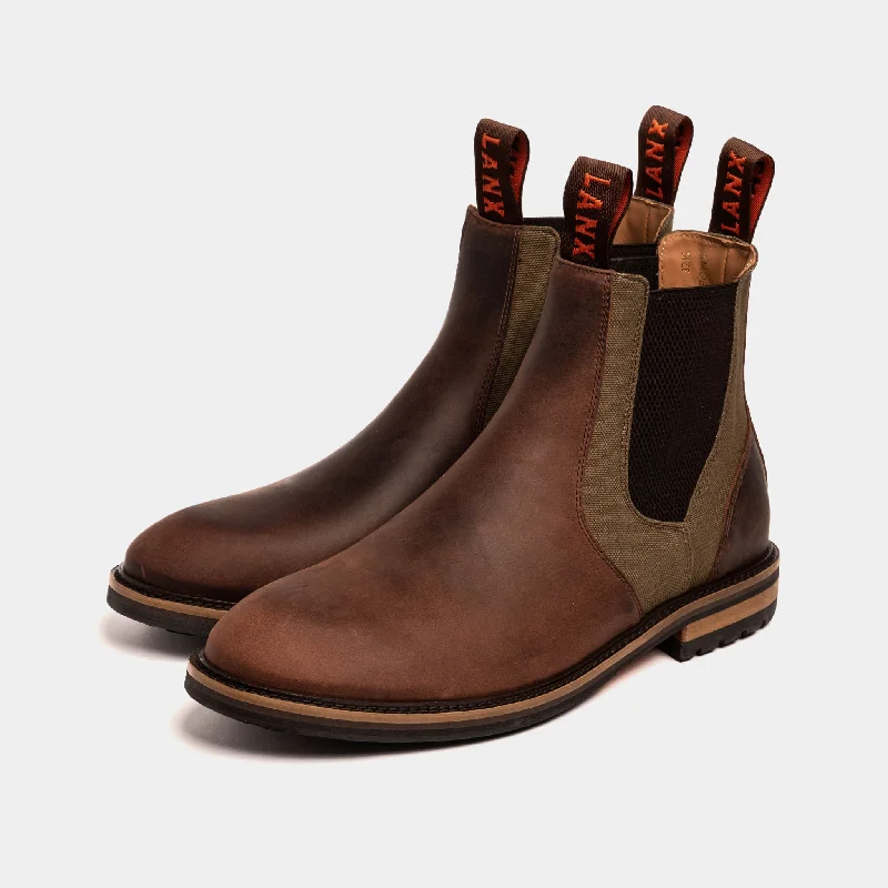 Chelsea boots for men with short legsGARSTANG // SHIITAKE & MILITARY