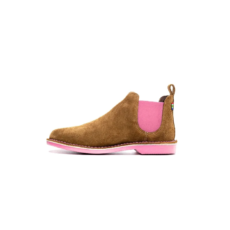 Men's Chelsea boots with elastic sidesChelsea Uhambo (Pink Sole)