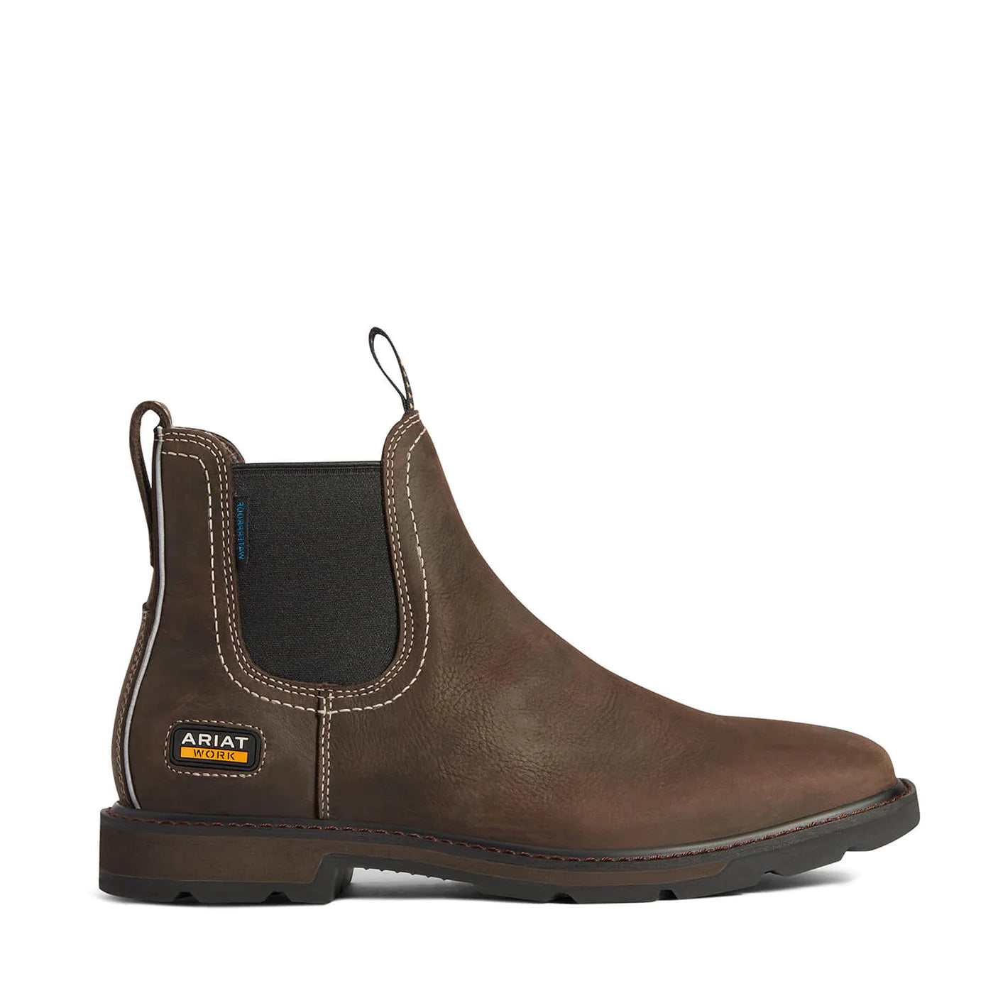 Chelsea boots for men in summerGroundbreaker Steel-Toe Waterproof Chelsea Work Boot Brown