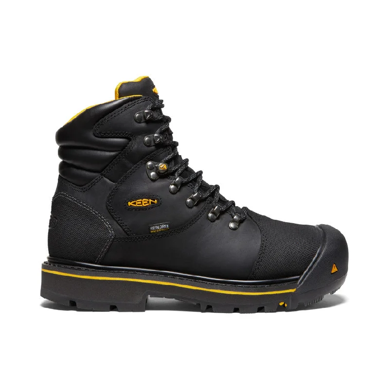 Men's work & safety boots with a toe cap made of aluminum alloyMen's Milwaukee Waterproof (Steel Toe)  |  Black