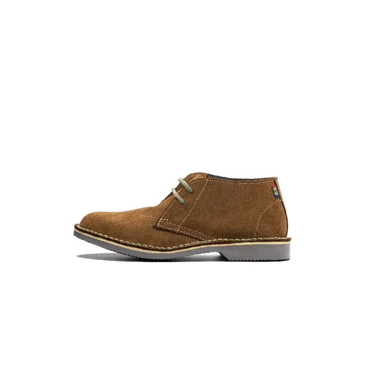 Men's suede and leather hybrid chukka boots for a unique textureMEN'S DESERT BOOT FARMER GREY