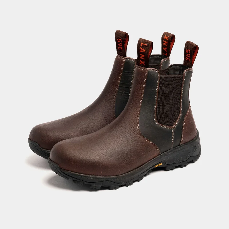 Leather Chelsea boots for menRIBCHESTER // REDBRICK & BLACK