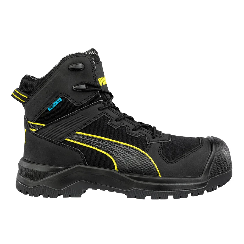 Men's work & safety boots with a moisture - wicking lining for dry feetPuma Rock HD CTX Mid Safety Boots S7S FO SR