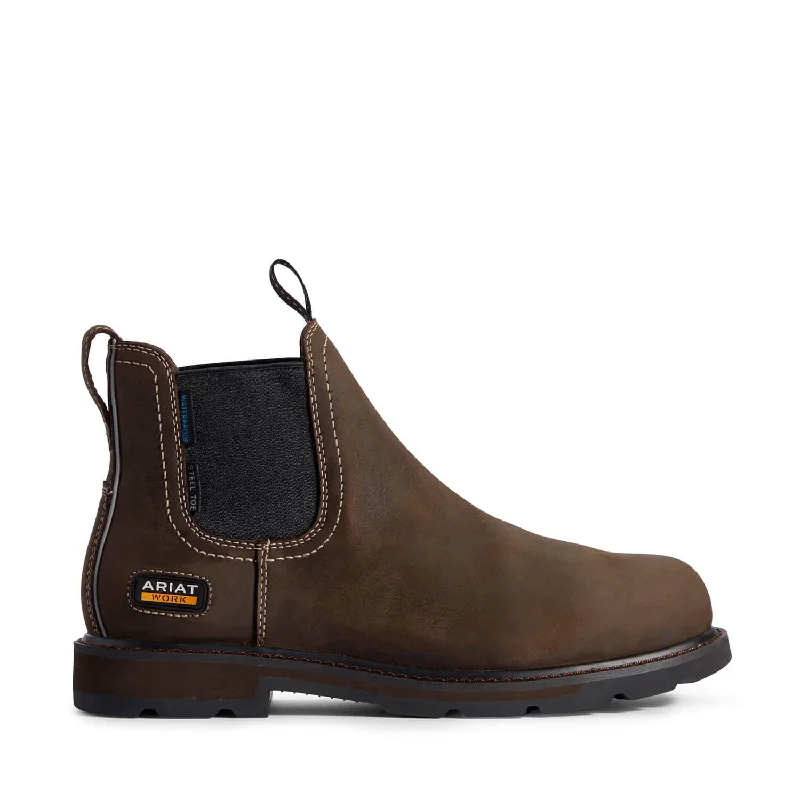 Men's Chelsea boots for workGroundbreaker Steel-Toe Waterproof Chelsea Work Boot