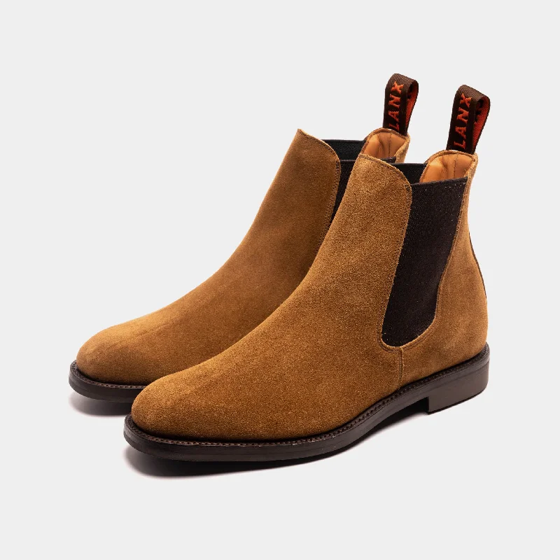 Brown Chelsea boots for menWISWELL // TOBACCO