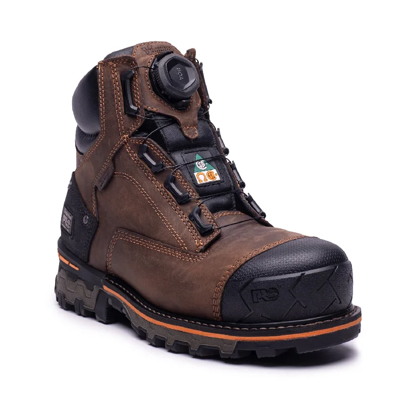 Men's chemical - resistant work & safety boots for laboratory useBoondock BOA Men's 6" Waterproof Composite Toe Work Boots A66KY