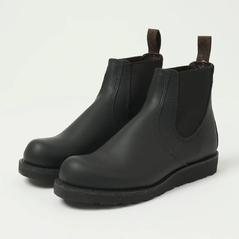 Men's Chelsea boots with elastic sidesRed Wing 3194 Chelsea Boot - Black Harness