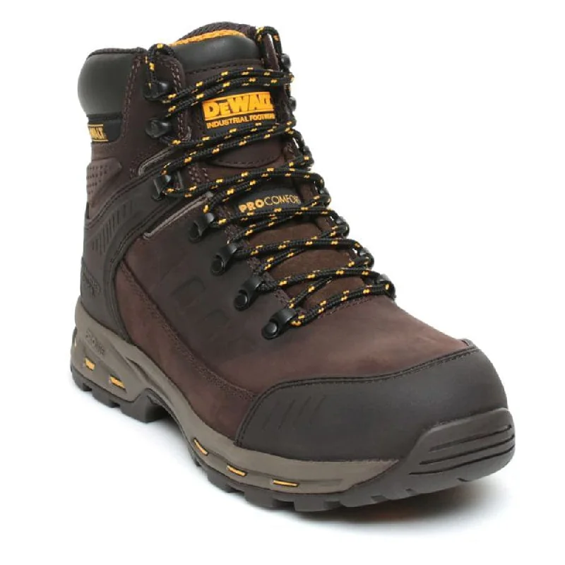 Men's work & safety boots with a moisture - wicking lining for dry feetDewalt Kirksville Brown ProLite S3 Lighweight Safety Boot