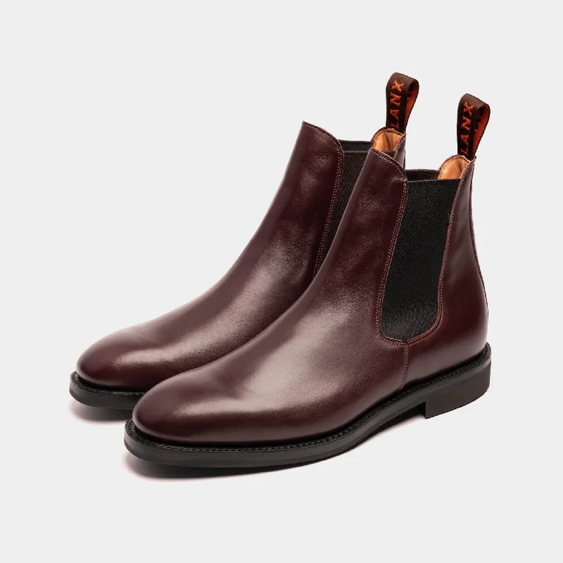 Vegan Chelsea boots for menWISWELL // BORDEAUX