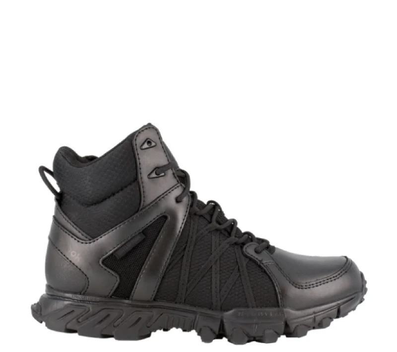 Men's slip - resistant work & safety boots for oily surfacesReebok Work Men's Tactical Side Zipper 6" Waterproof Boot