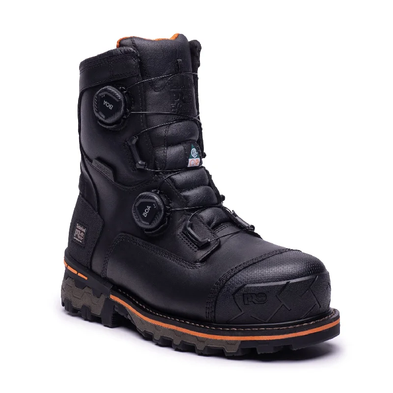 Men's chemical - resistant work & safety boots for laboratory useBoondock BOA Men's 8" Waterproof Composite Toe Work Boots A67B3