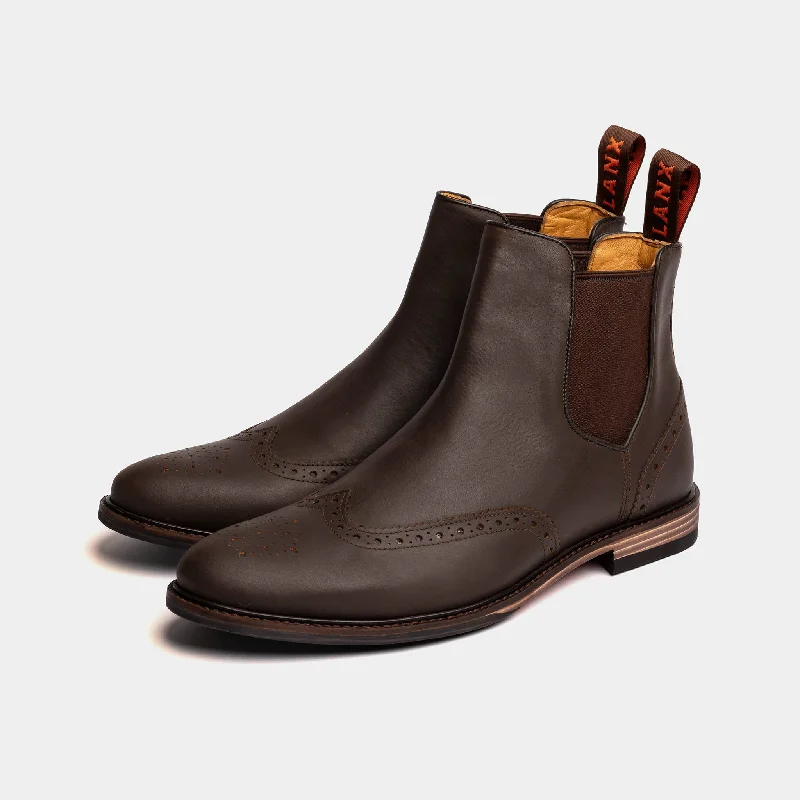 Chelsea boots for men with jeansMITTON // BROWN DISTRESSED