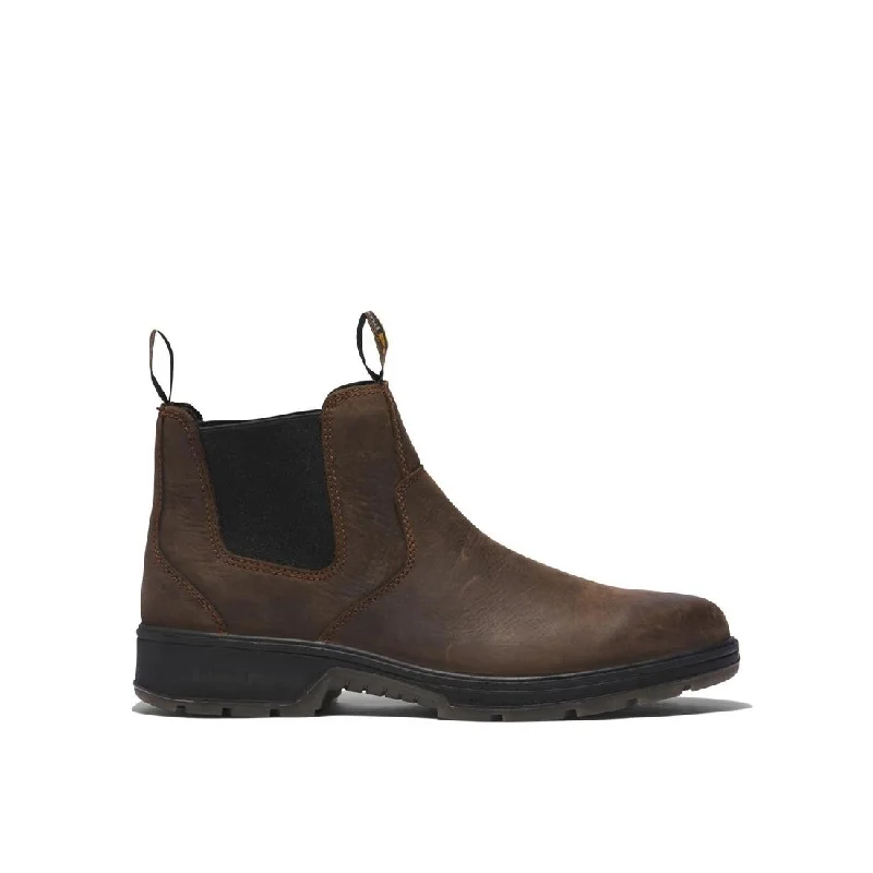 Leather Chelsea boots for menNashoba Soft Toe Chelsea Work Boot Brown