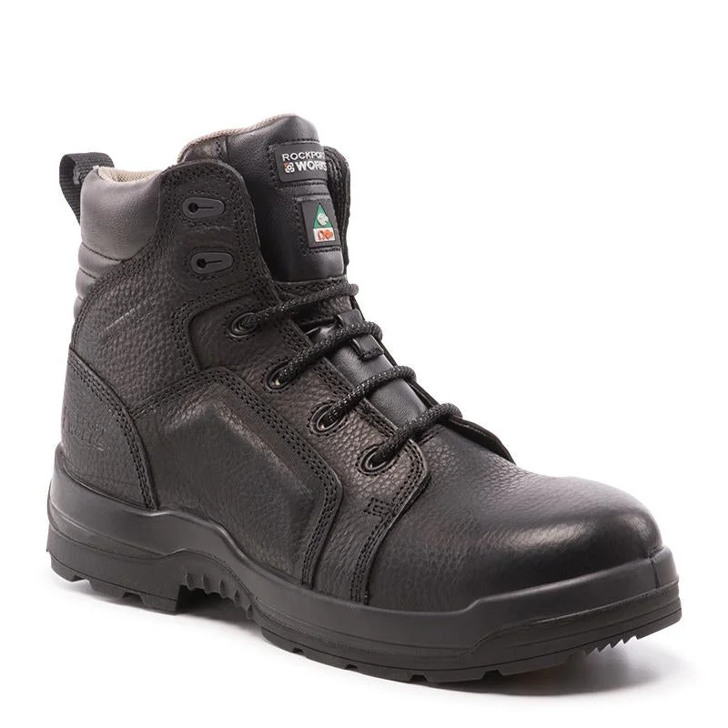 Men's work & safety boots with a chemical - resistant rubber soleMore Energy 6" Composite Toe Leather Work Boots IR6635