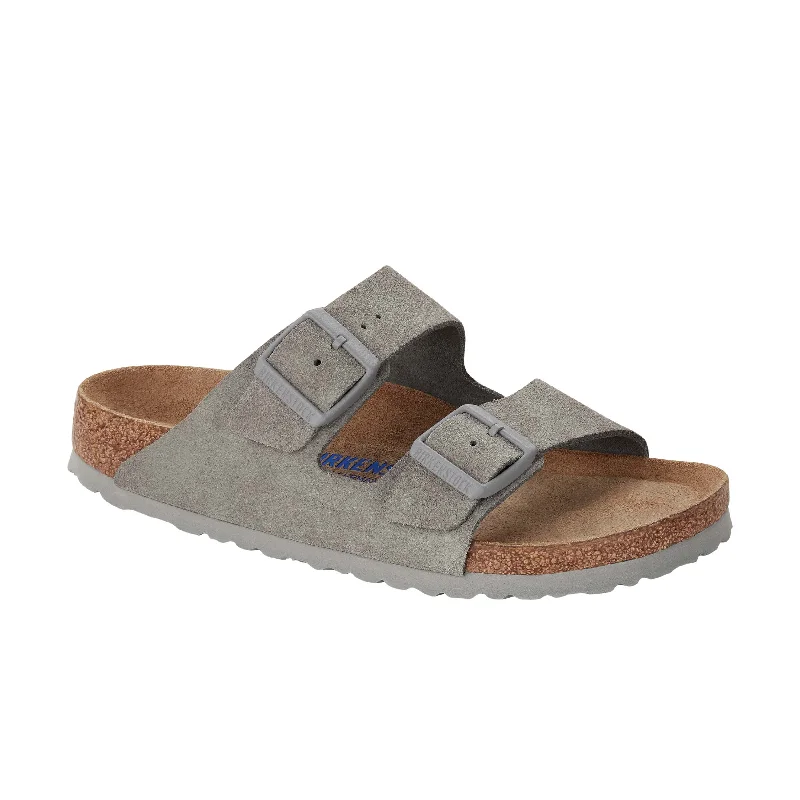 Men's sandals with a durable outer soleArizona SFB Stone Coin Suede Leather