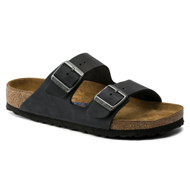 Men's sandals with a leather lining for comfortBirkenstock Arizona Soft Footbed - Oiled Leather