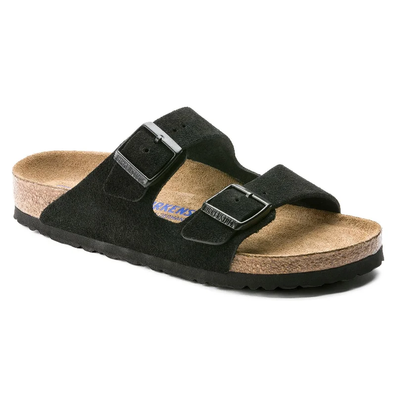 Men's sandals with a padded heelBirkenstock Arizona Soft Footbed - Suede