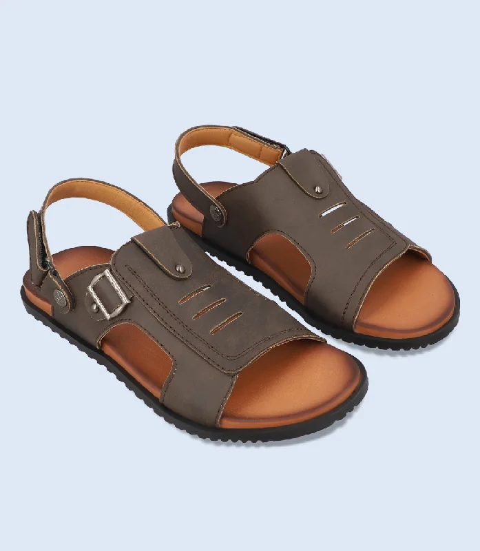 Men's sandals with a shock - absorbing insoleBM4838-BROWN-Men Sandal