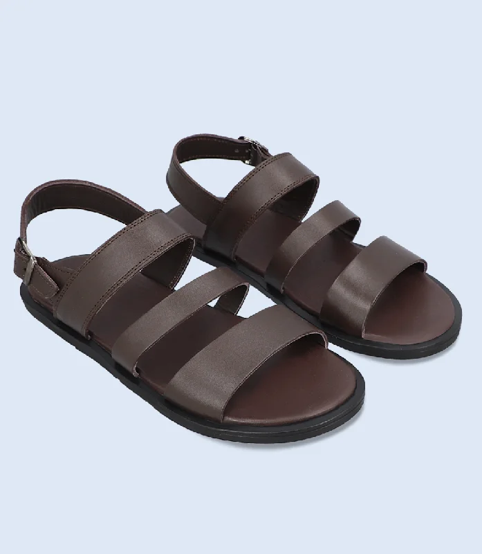 Men's sandals with a padded heelBM5586-ESPREESO-Men Sandal