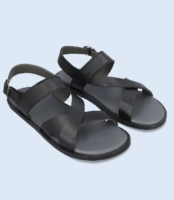 Men's sandals with a flexible sole for easy movementBM5587-BLACK-Men Sandal