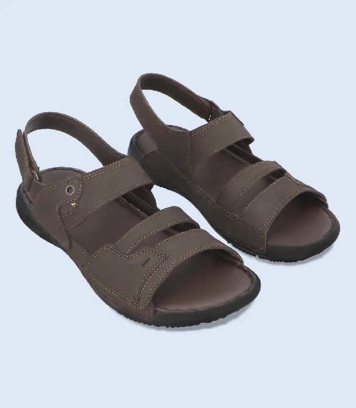 Men's sandals with a shock - absorbing insoleBM5642-ESPRESSO-Men Casual Sandals