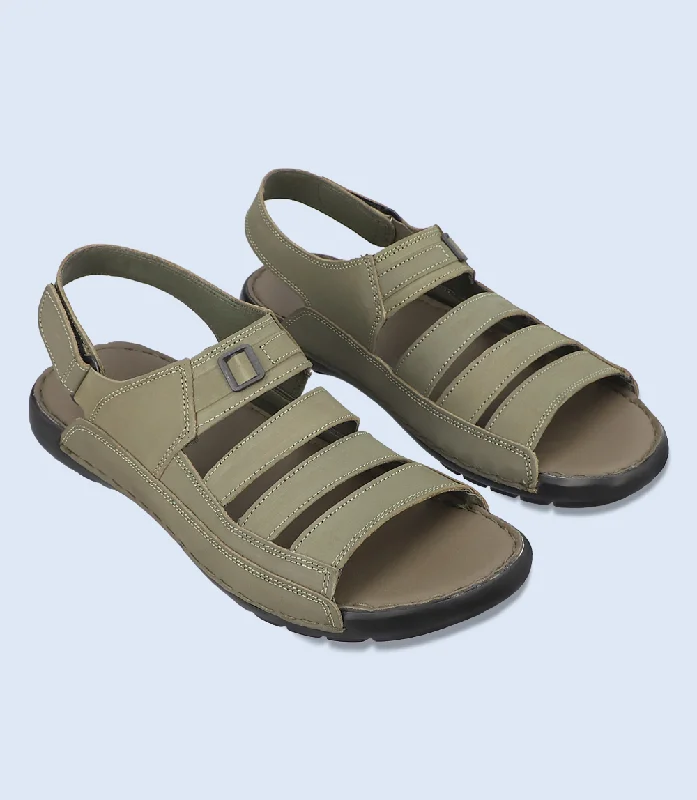 Flip - flop style men's sandals for beach wearBM5658-OLIVE-Men Casual Sandal