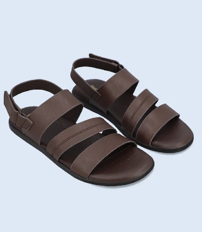 Men's sandals with a durable outer soleBM6071-Esspresso-Men Sandal