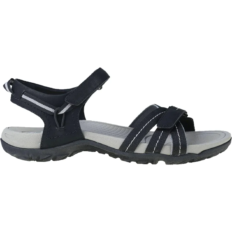 Men's sandals with a rubber sole for tractionWomen's Earth Ember Black Synthetic