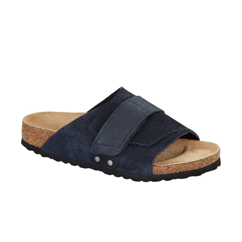 Men's sandals with a toe post designKyoto Midnight Suede/Nubuck Leather