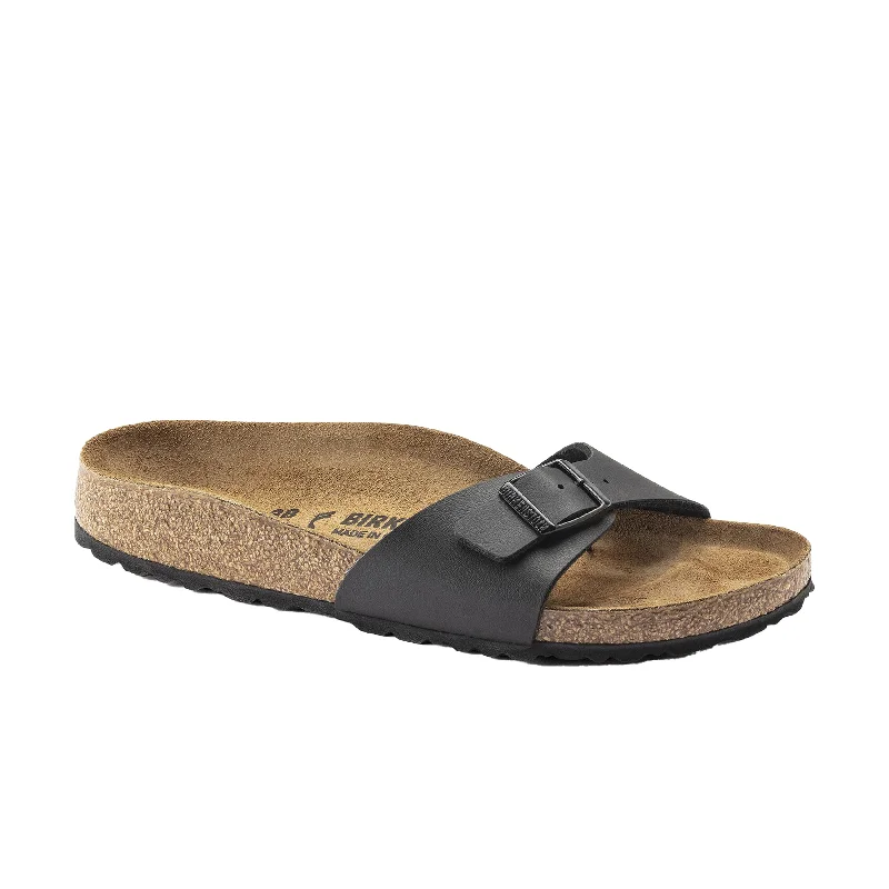 Men's sandals with a flexible sole for easy movementMadrid Black Birko-Flor