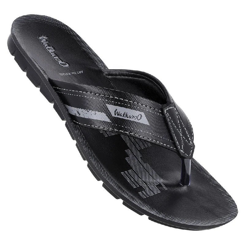 Men's sandals with a leather lining for comfortMen's Daily Wear Sandals  - BX1259 Black