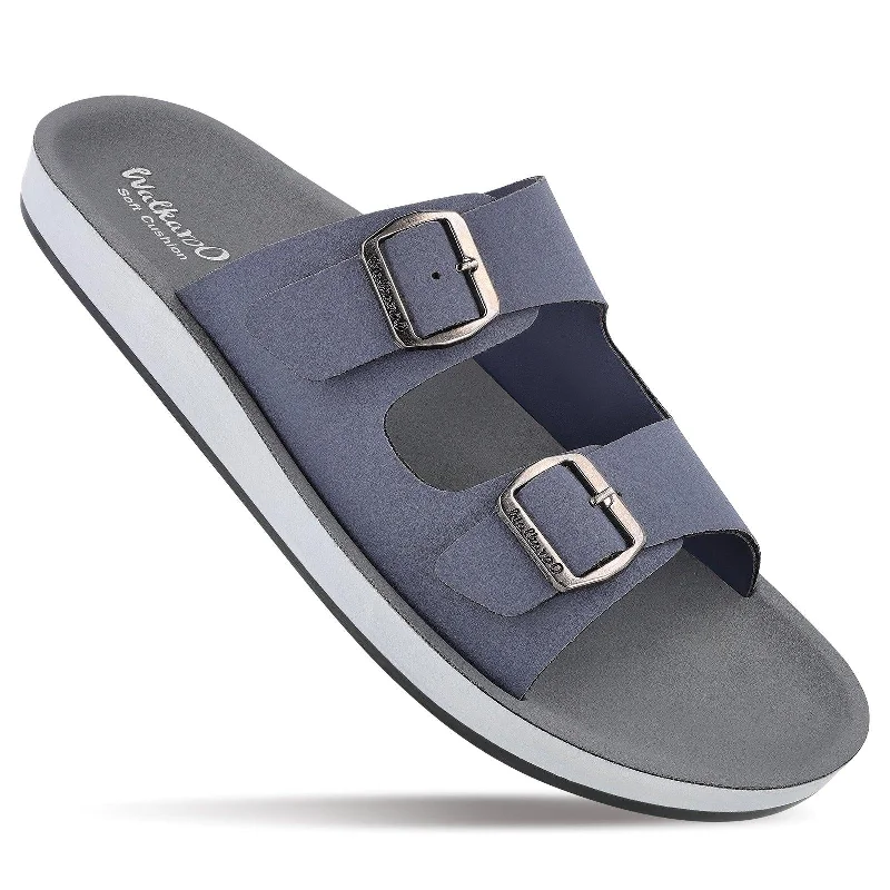 Men's sandals with a removable insole for cleaningMen's Daily Wear Sandals - WE1333 Blue Grey